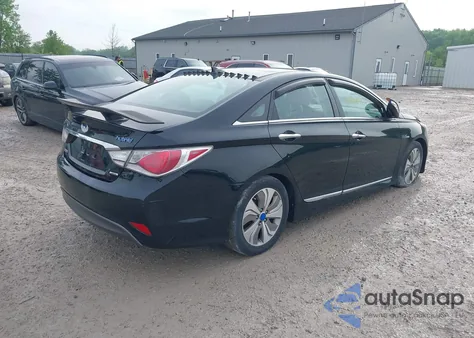 2014 Hyundai Sonata Hybrid Limited из США, поврежденный, VIN KMHEC4A49EA109043